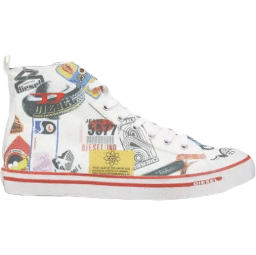 Diesel Ladies Shoes Printed White