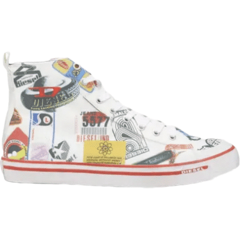 Diesel Ladies Shoes Printed White