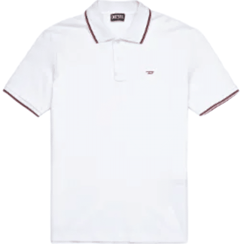 White Golf T Shirt Diesel