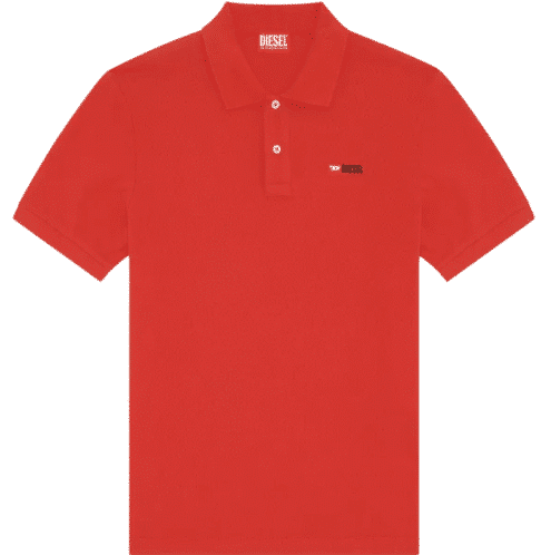Diesel Golf Shirts Red