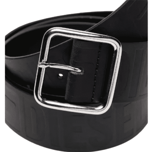 Diesel Cinto Diesel B-Illy-Ii All Over Print Belt | Black