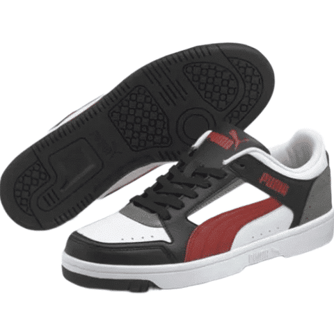Puma Shoes Black Red Rebound