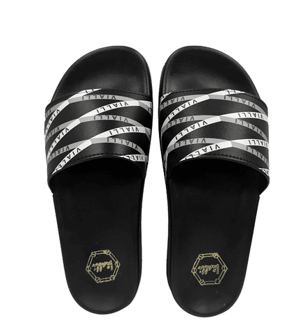 Vialli Sandal Santoriano Slide Black