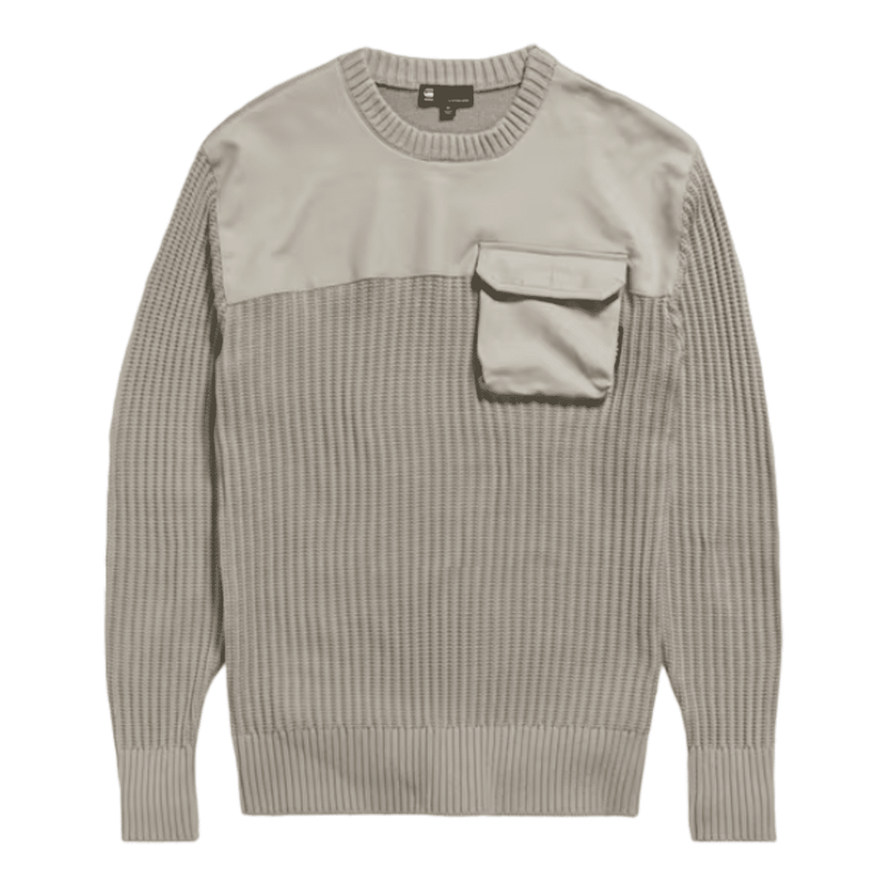 G Star Army Knitted Sweater Grey