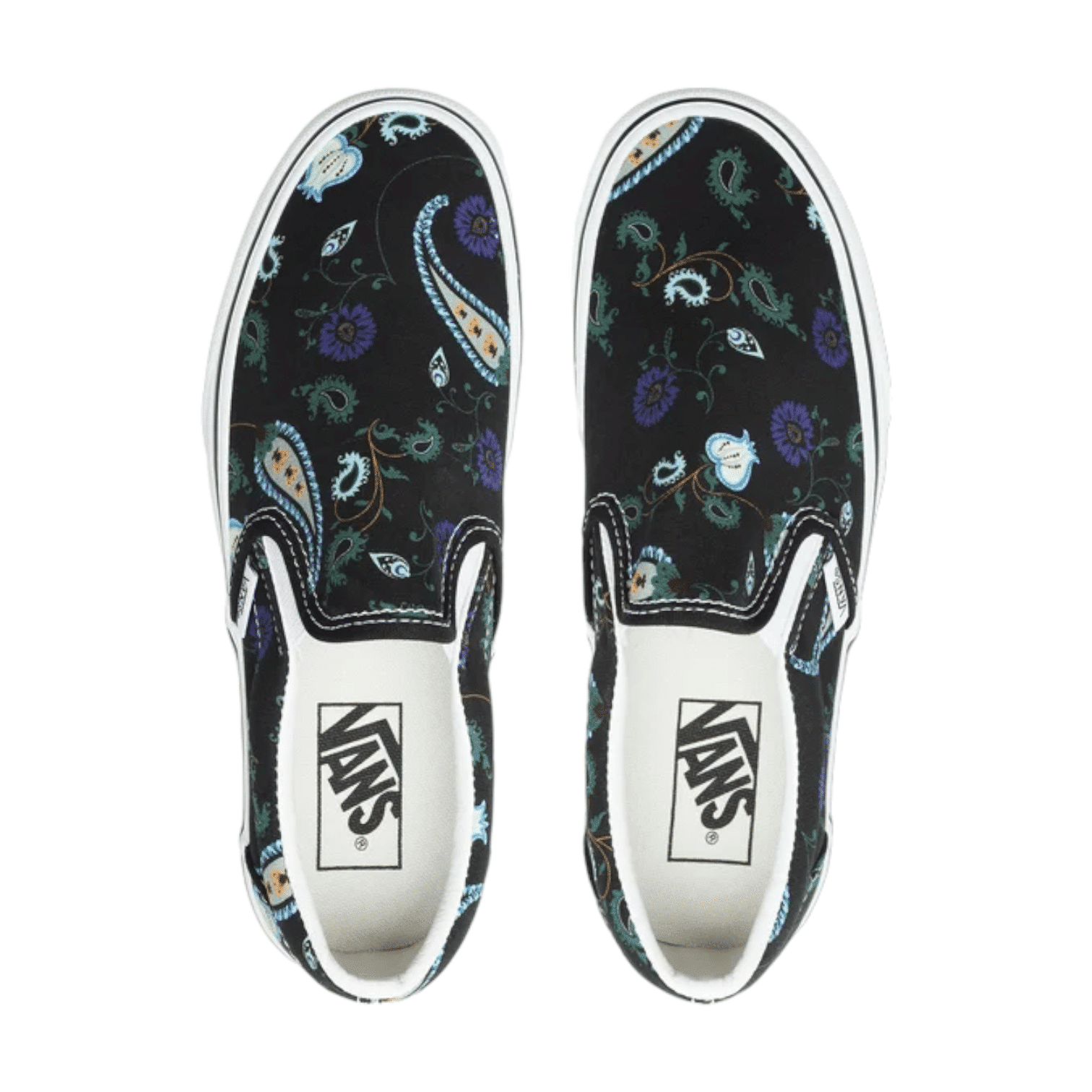 Vans Classic Slip-On Paisley Bloom Black