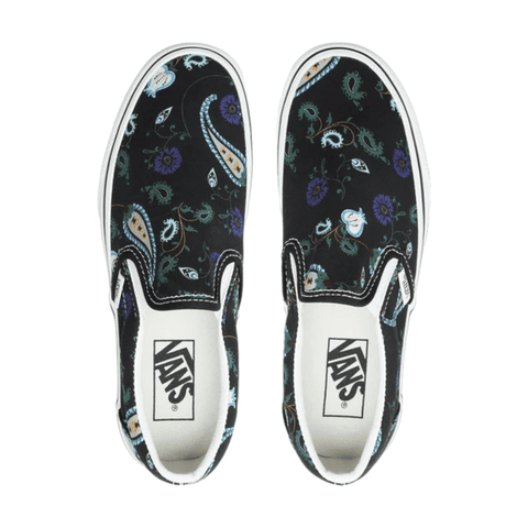 Vans Classic Slip-On Platform Paisley Bloom Multi Black
