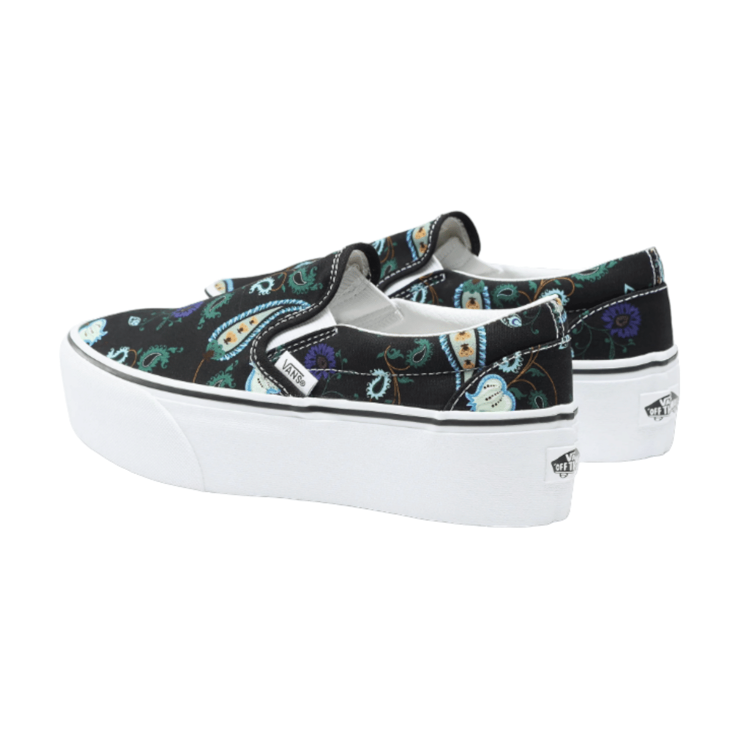 Vans Classic Slip-On Paisley Bloom Black
