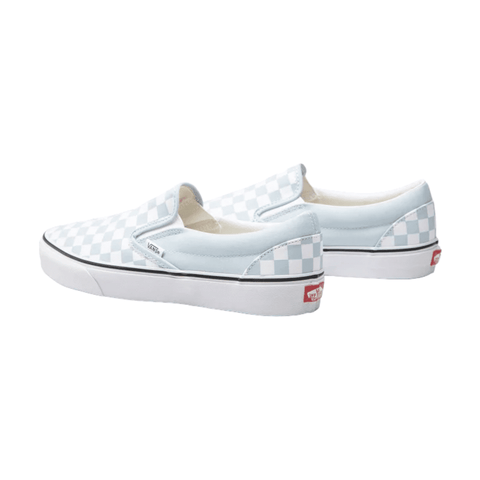 Vans Classic Slip On Checkerboard Baby Blue