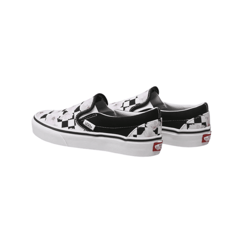 Vans Classic Slip-On Hibiscus Check Black/White/Pink