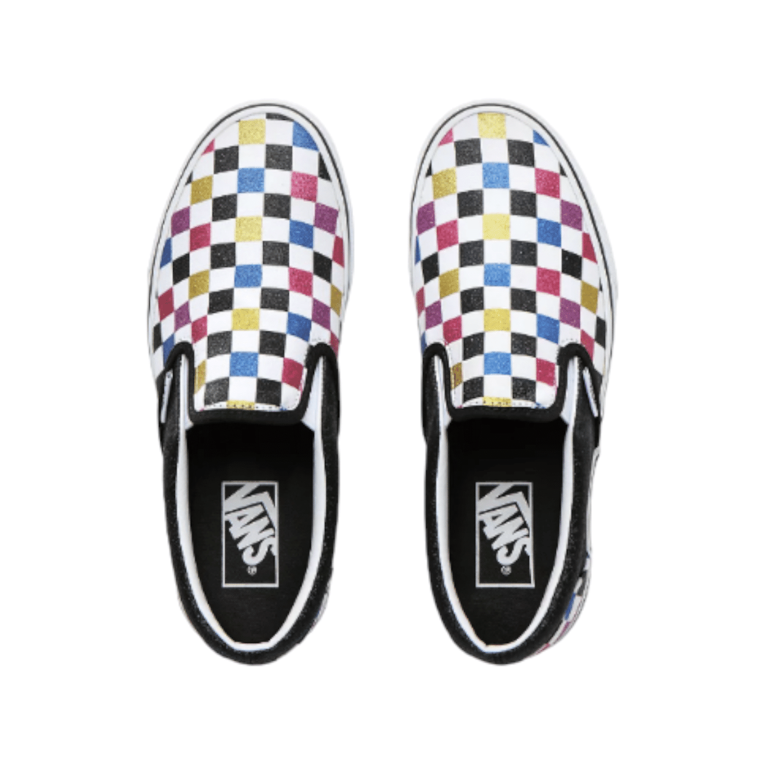 Vans Classic Slip-On Glitter Checkerboard