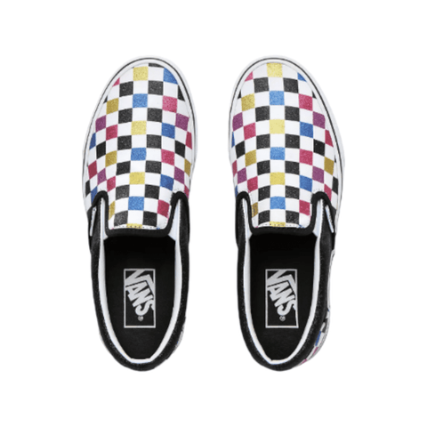 Vans Classic Slip-On Glitter Checkerboard