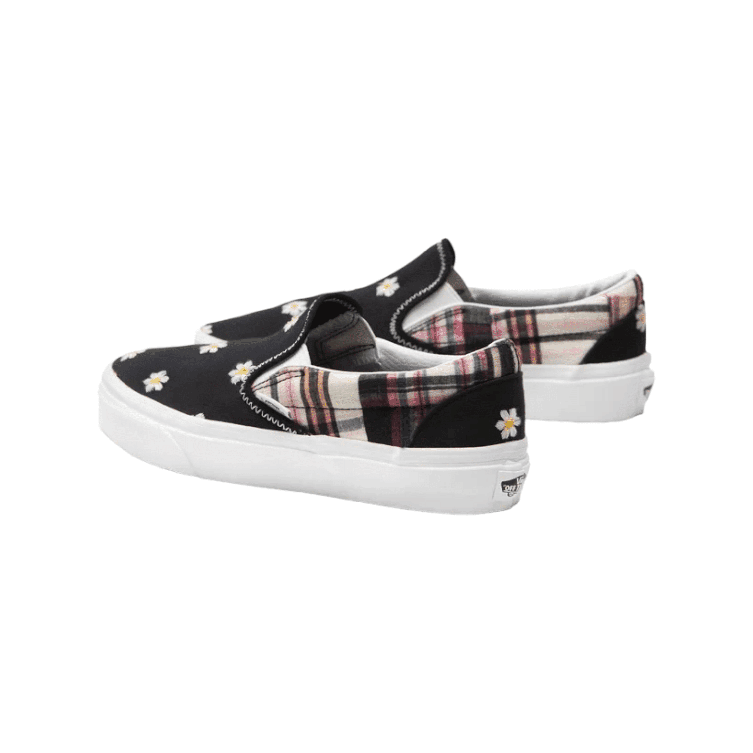 Vans Classic Slip-On Floral Plaid Patchwork