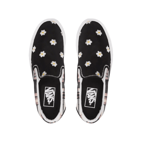 Vans Classic Slip-On Floral Plaid Patchwork