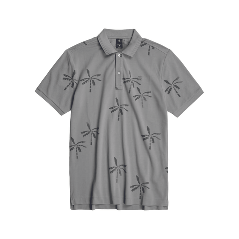 G Star Golfer Dunda Slim AO Polo S/S Grey