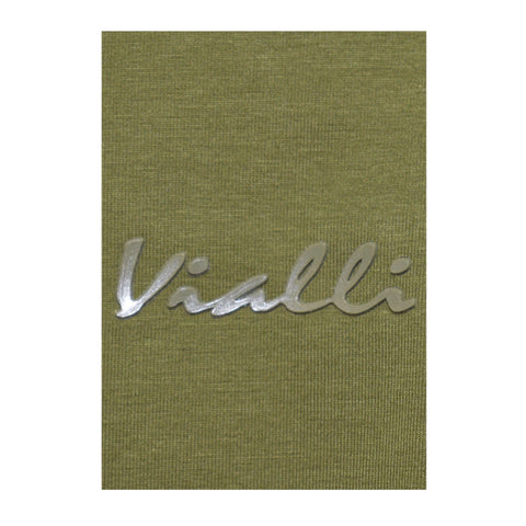 Vialli Bold V-Neck T-Shirt - Olive