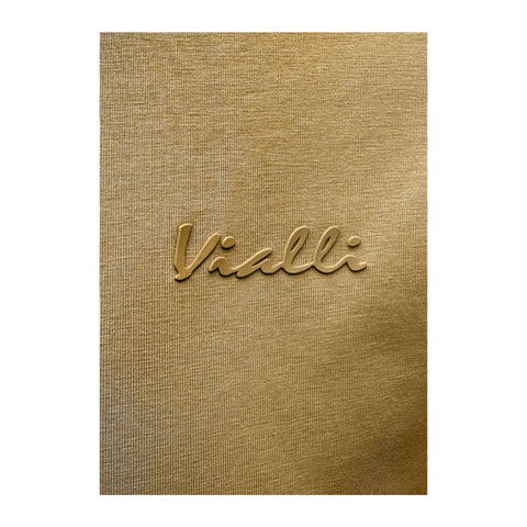 Vialli Bold V-Neck T-Shirt - Khaki