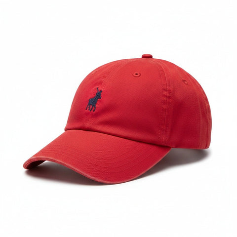 Polo Cap Classic 6 Panel Red
