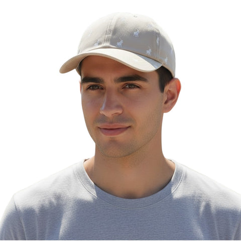 Polo Cap Monogram Stone