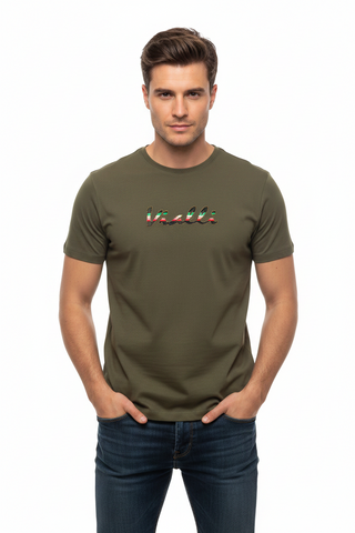 Vialli Latch T-Shirt Olive
