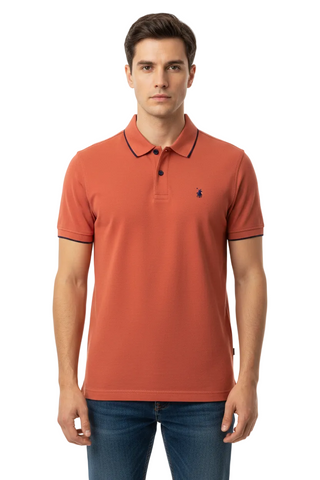 Polo Golfer Mercerized Button Brick