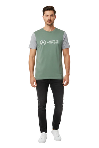 Puma T-Shirt Mercedes Benz Amg Petronas Logo Eucalptus Green
