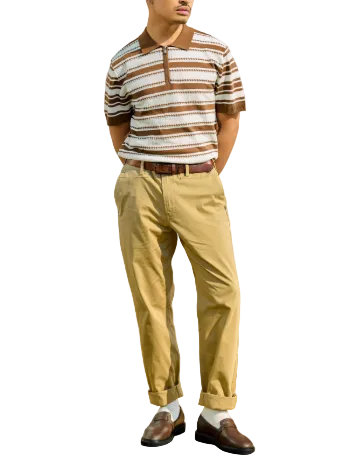 Jonathan D Golfer Knitted Brown