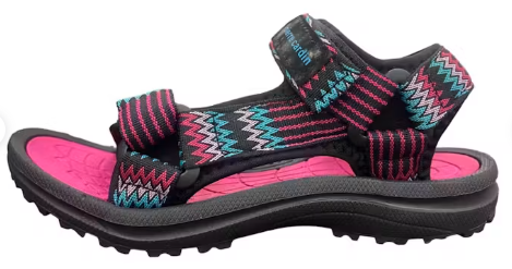 Pierre Cardin Kids Casey Sandals Pink And Black