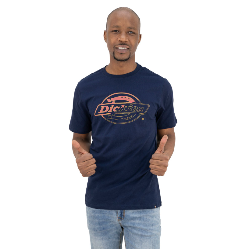 Dickies T-Shirt Brandon Horseshoe Navy