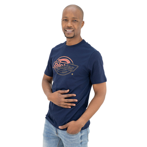 Dickies T-Shirt Brandon Horseshoe Navy