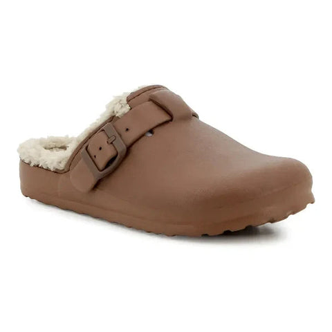 Hush Puppie Ladies Sandal Soft Desi Fur Brown