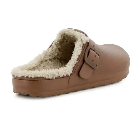 Hush Puppie Ladies Sandal Soft Desi Fur Brown