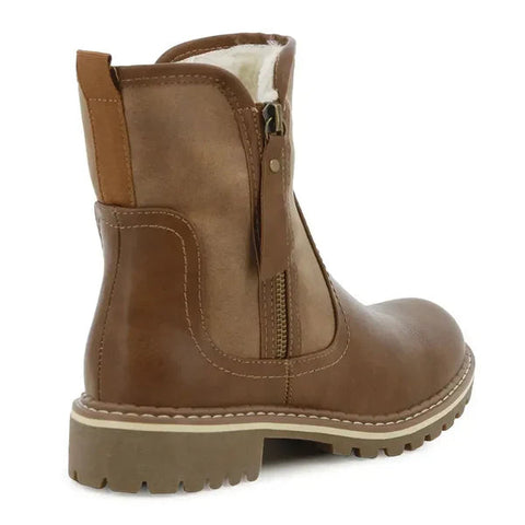 Hush Puppie Ladies Boot Soft Karinda Brown