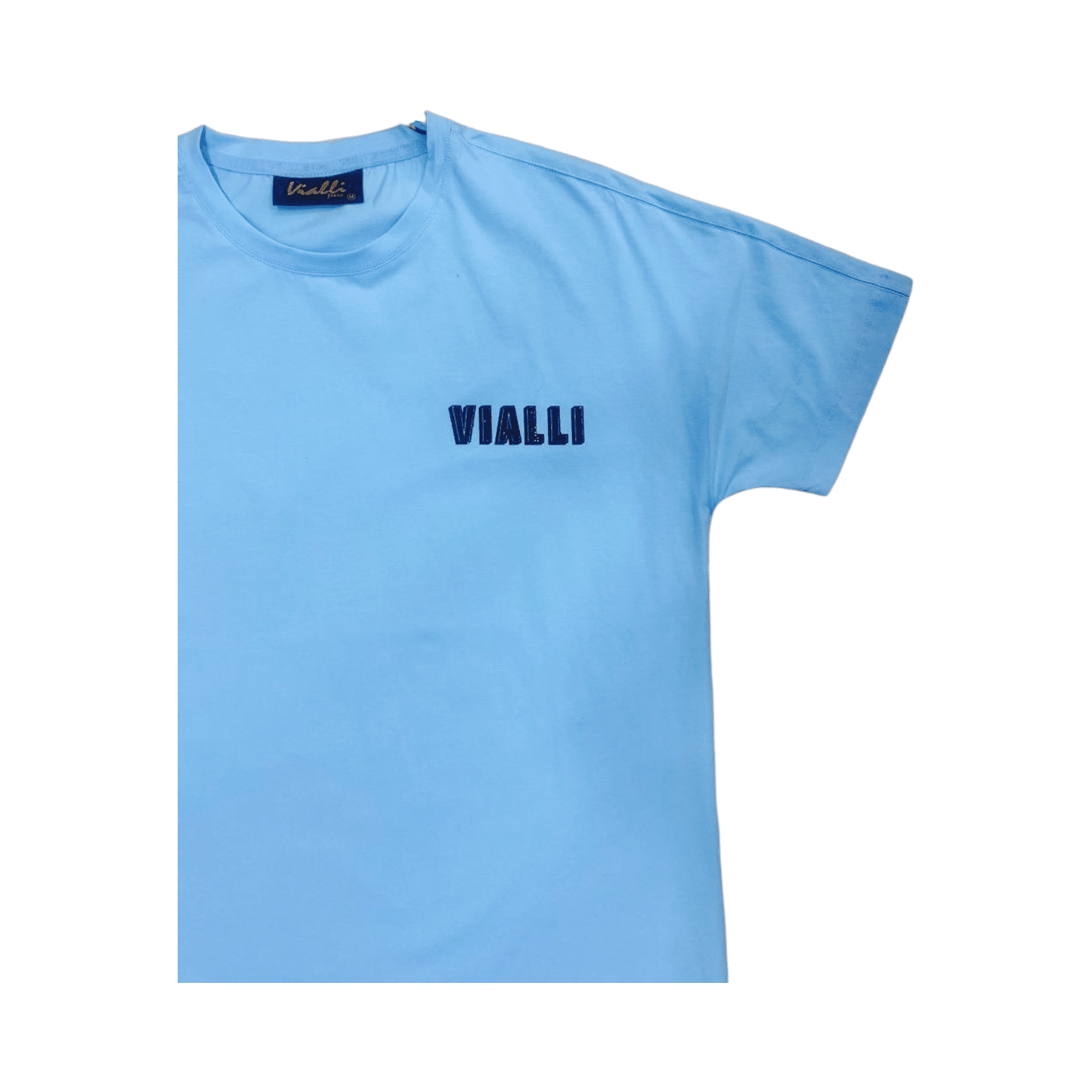 Vialli Ibiza T Shirt Baby Blue