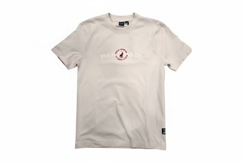 Polo T-Shirt Pjc Puff Logo Off White