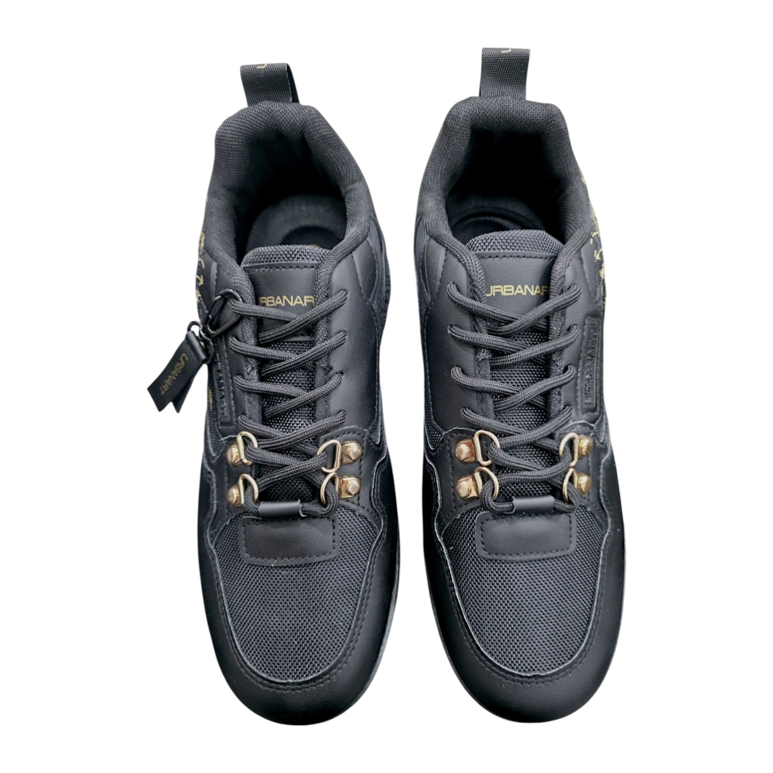 UrbanArt Play 1 Print Gold Black – Stylish Lifestyle Sneakers