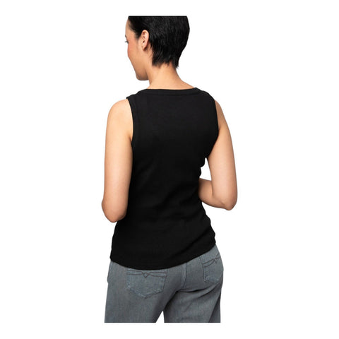 Polo T-Shirt Ladies Sleeveless Thandiwe Tank Black
