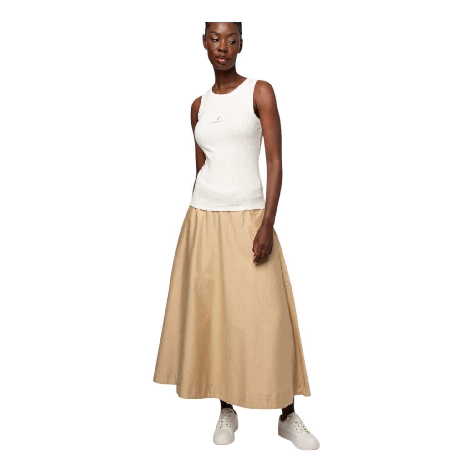 Polo Women Thandiwe Sleeveless Tank Top Off White – Stylish Summer Top