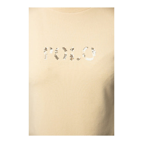 Polo T-Shirt Ladies Ash Logo Stone