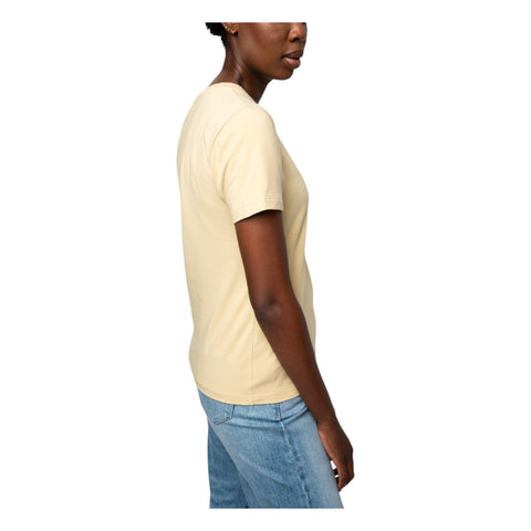 Polo T-Shirt Ladies Ash Logo Stone