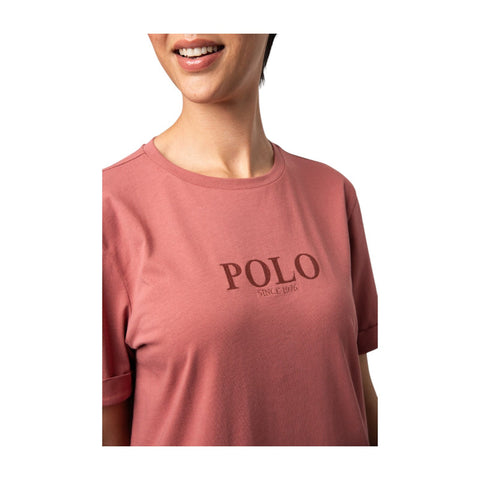 Polo Dress Ladies Nandi T-Shirt Rose Pink