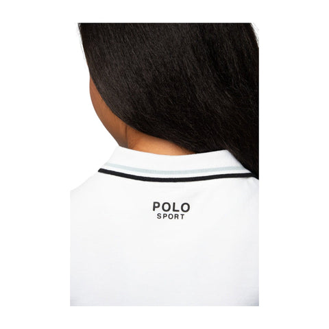 Polo Dress Ladies Morgan Sport White