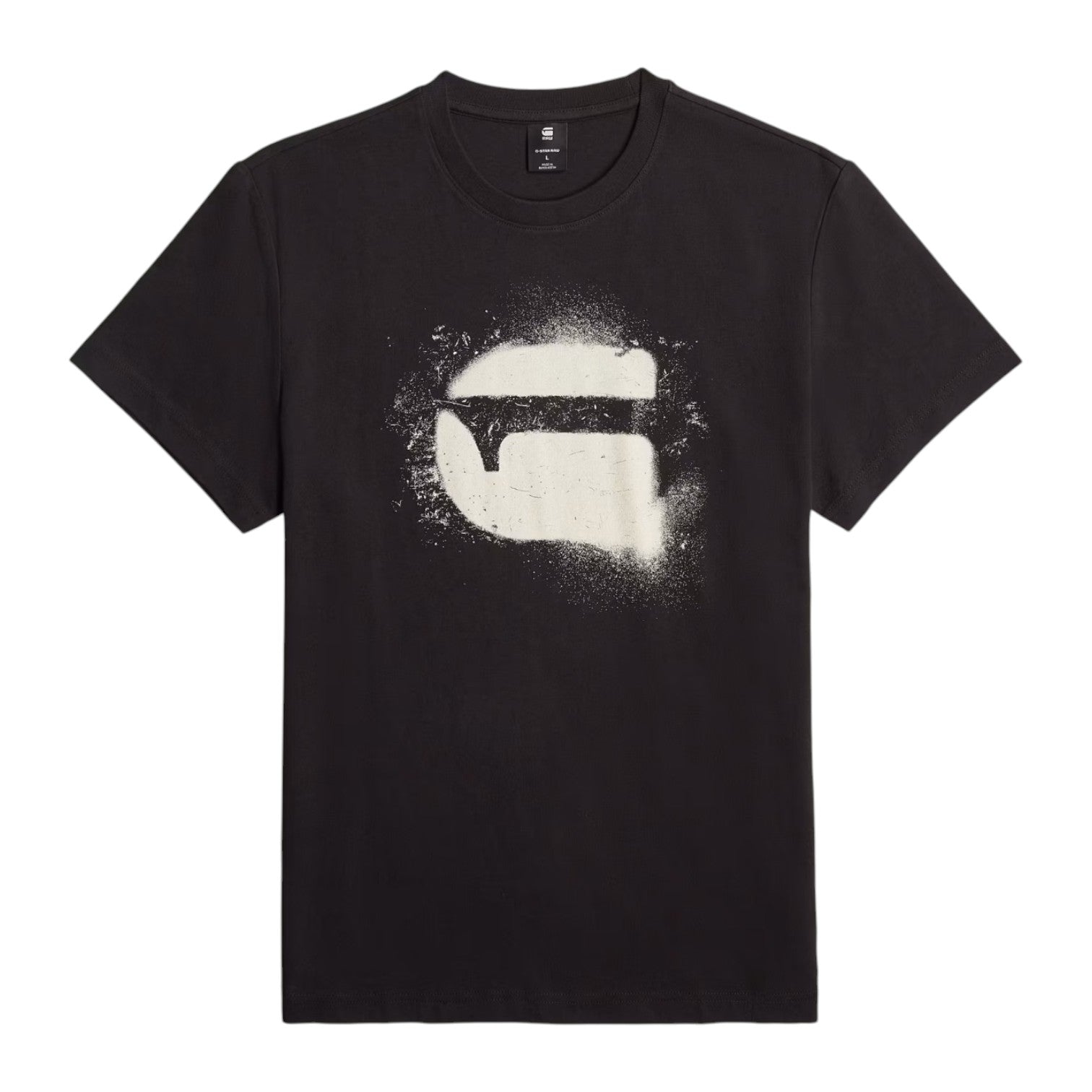 G-Star RAW Spray G Logo T-Shirt in Black – Premium Men’s Graphic Tee