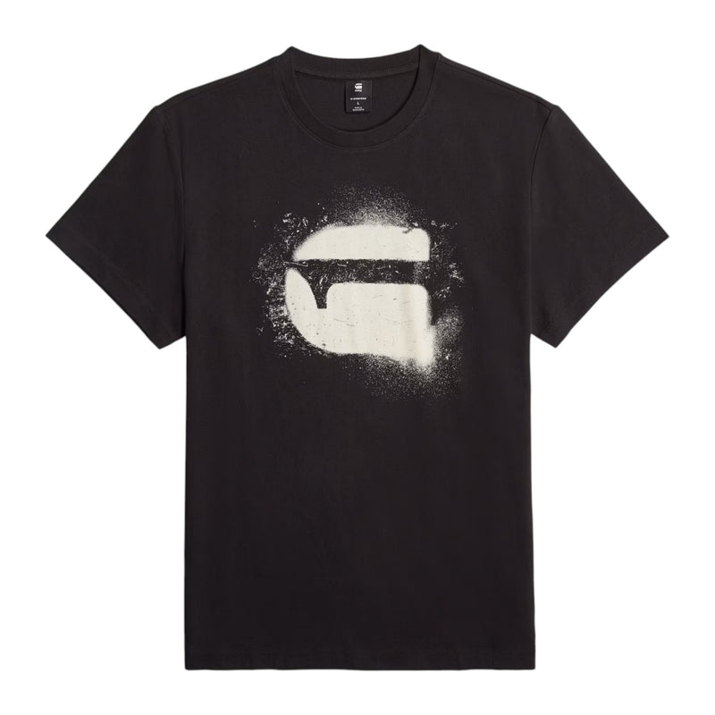 G Star T-Shirt Spray G Logo Black