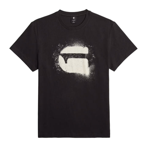 G Star T-Shirt Spray G Logo Black