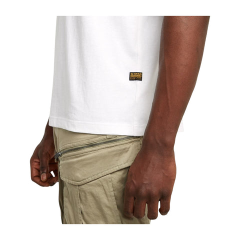 G-Star RAW Spray G Logo T-Shirt White – Premium Men’s Graphic Tee