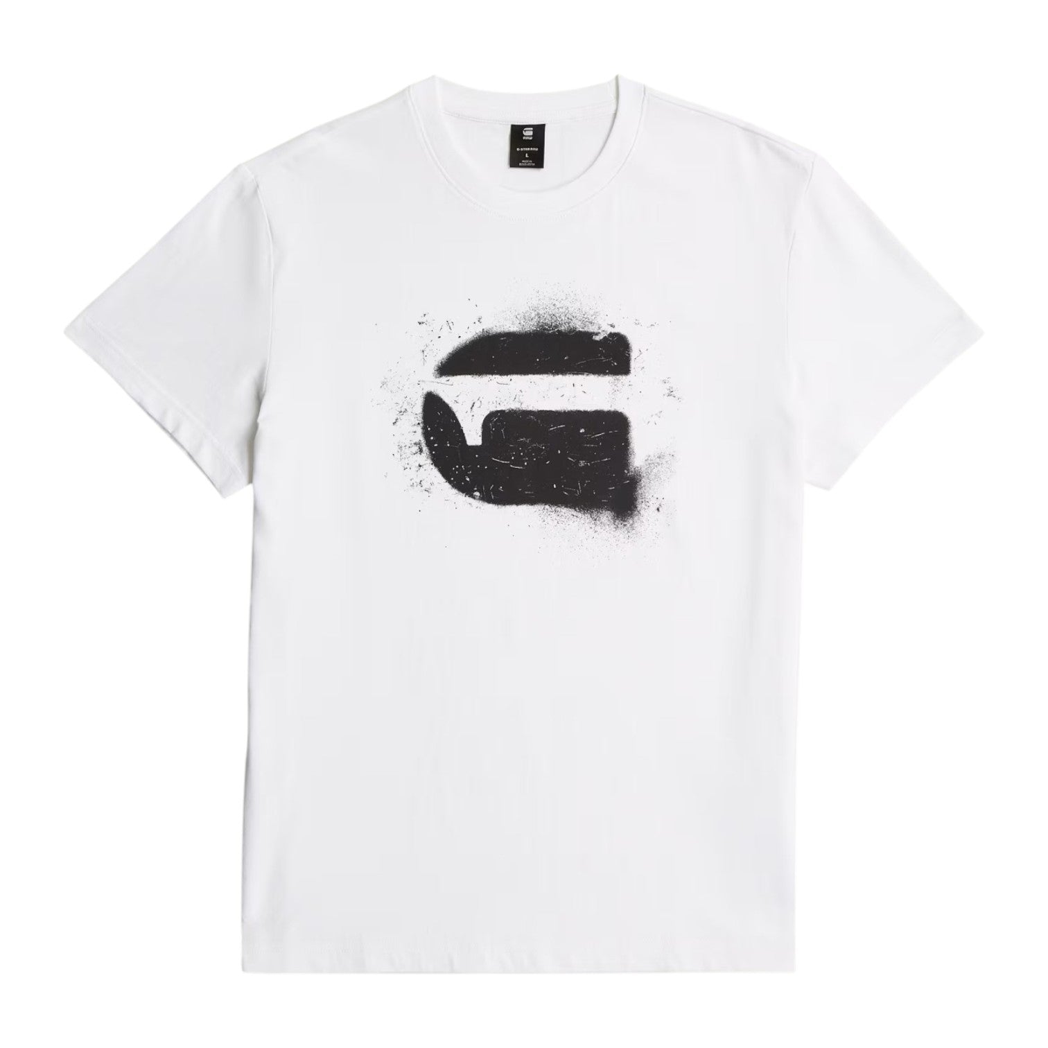 G-Star RAW Spray G Logo T-Shirt White – Premium Men’s Graphic Tee