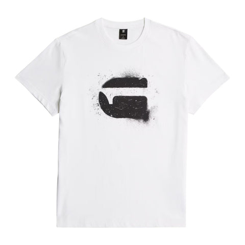 G-Star RAW Spray G Logo T-Shirt White – Premium Men’s Graphic Tee