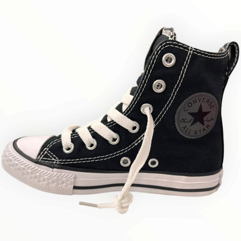 Converse Youth Chuck Taylor All Star Slip It Hi Black