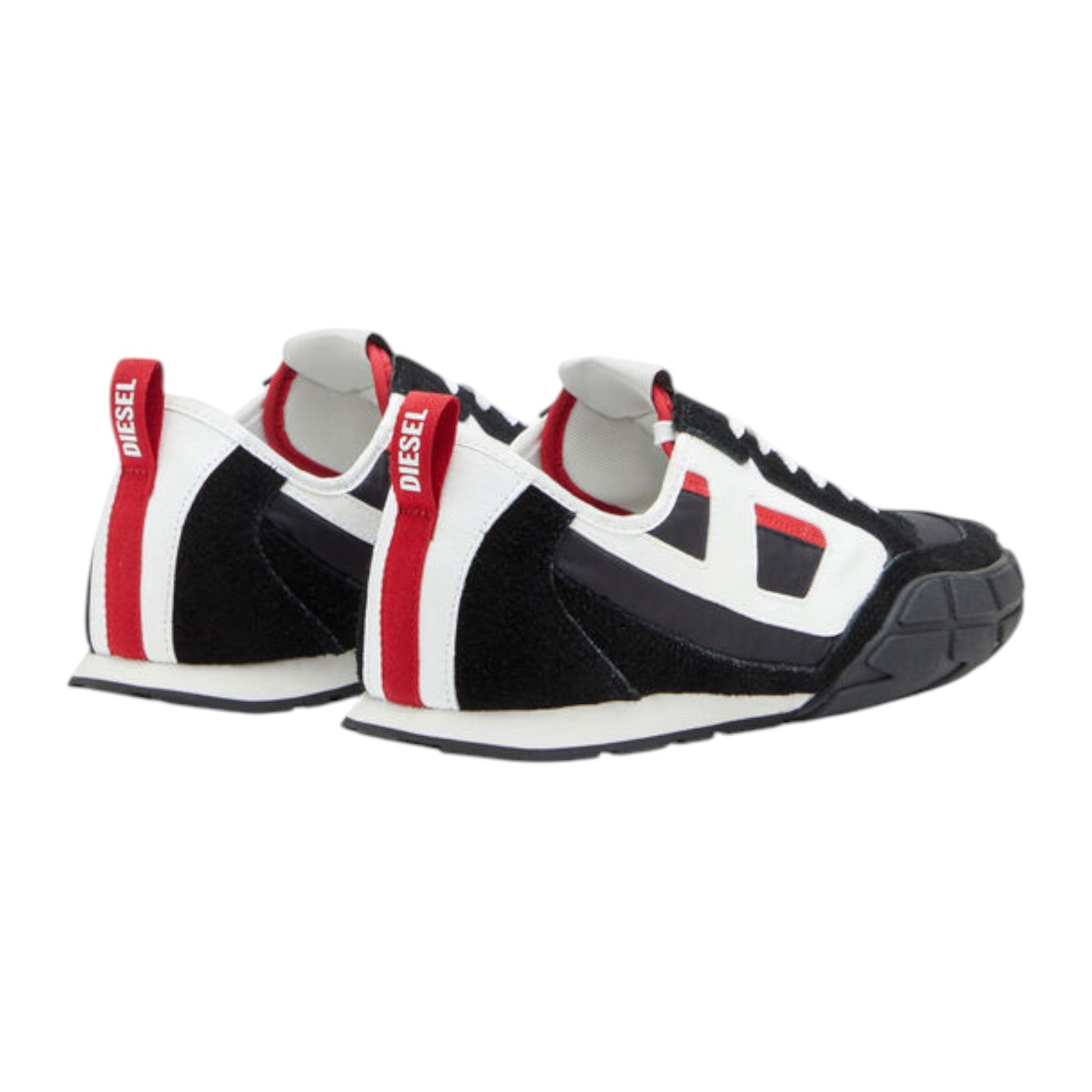 Diesel S-Pagodha Low Ripstop Sneaker - Black/Red/White
