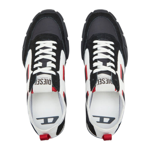 Diesel S-Pagodha Low Ripstop Sneaker - Black/Red/White